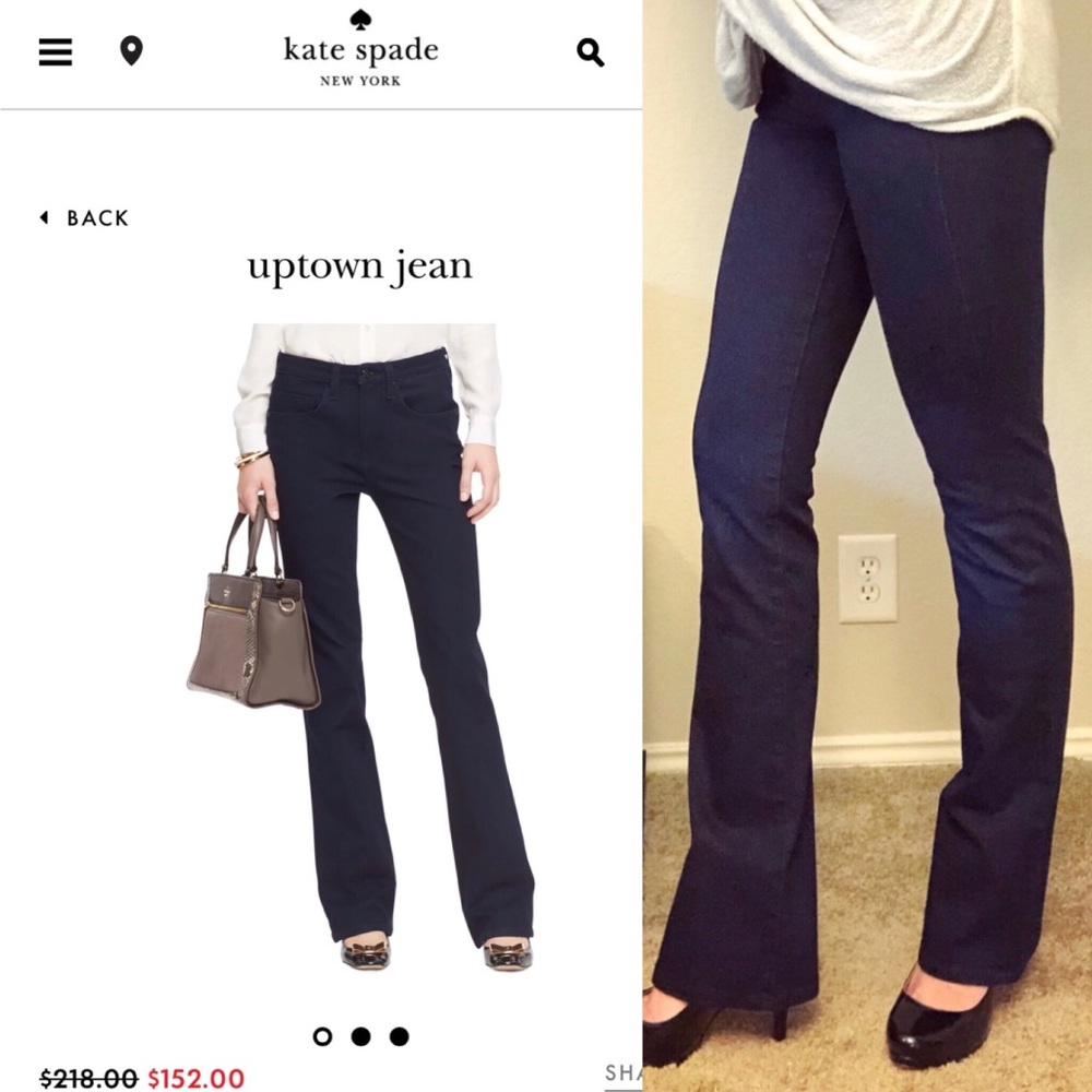 Kate Spade Dark Wash Uptown Jean